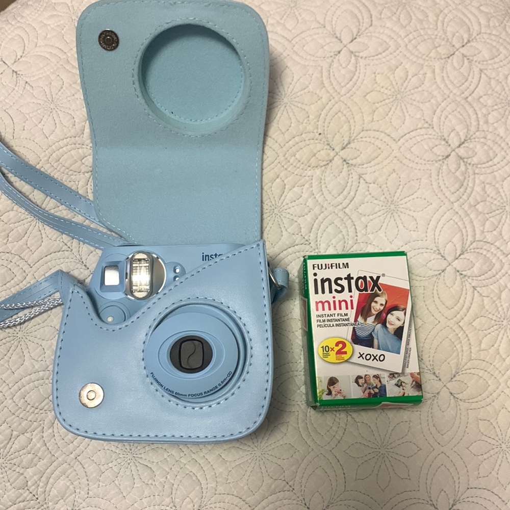 Instax camera and two refills